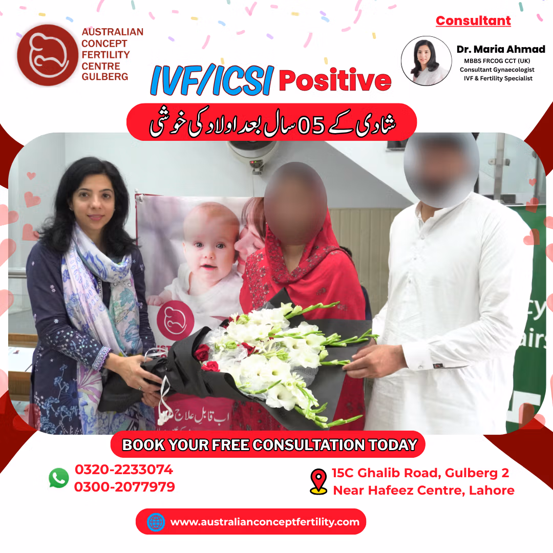 IVF / ICSI Positive After 5 Years of Marriage